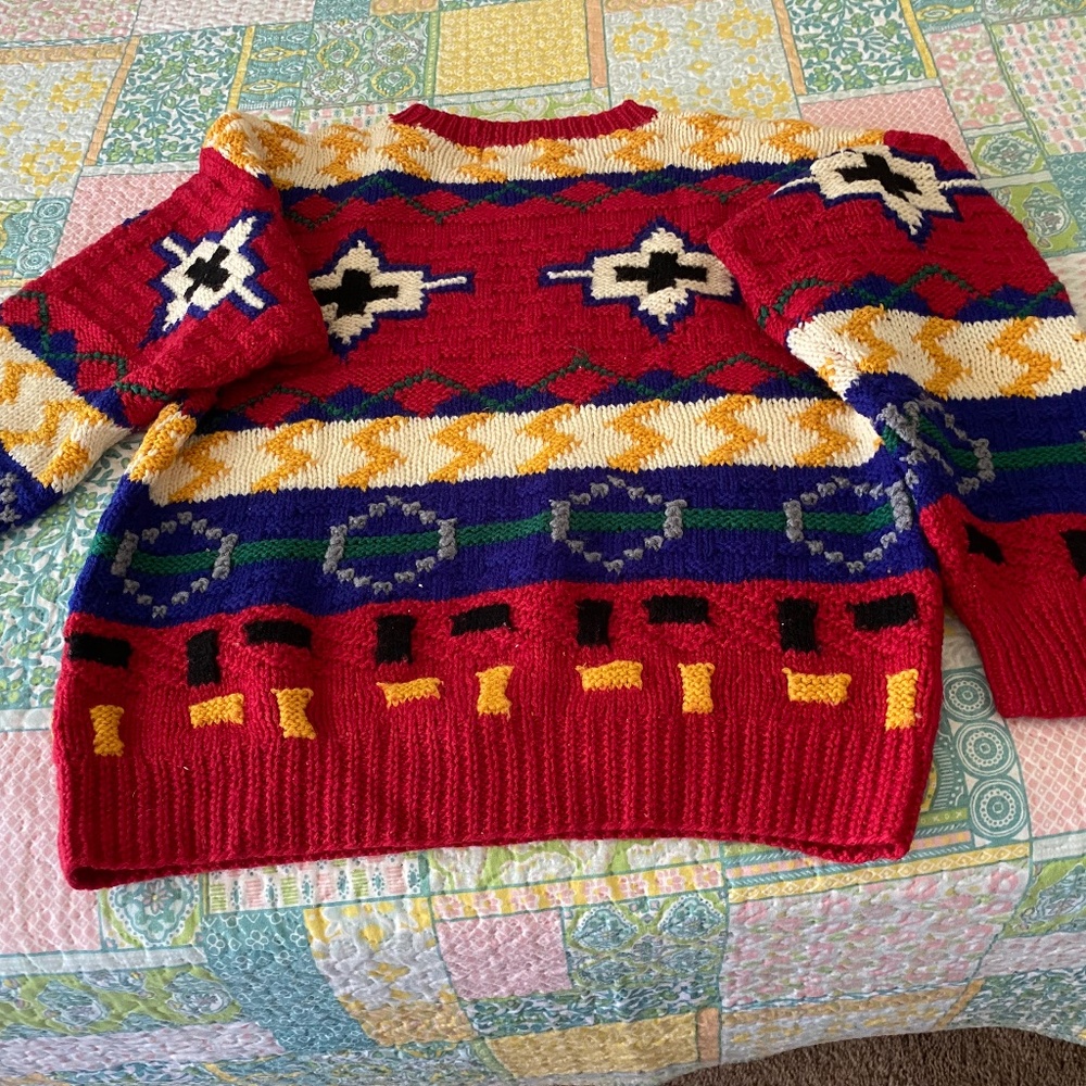 Boston Traders Vintage Limited Edition Wool Sweater Mens Medium/ A… - Picture 9 of 15